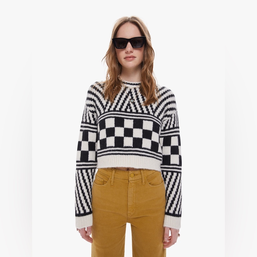 Mother sweater, The Itsy Crop Jumper, sz L, new w tags